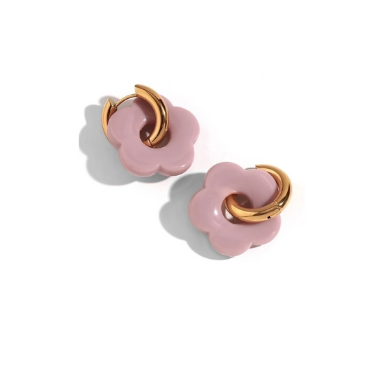 Heartthrob Hoops – Chunky Heart Charm Earrings (Waterproof)