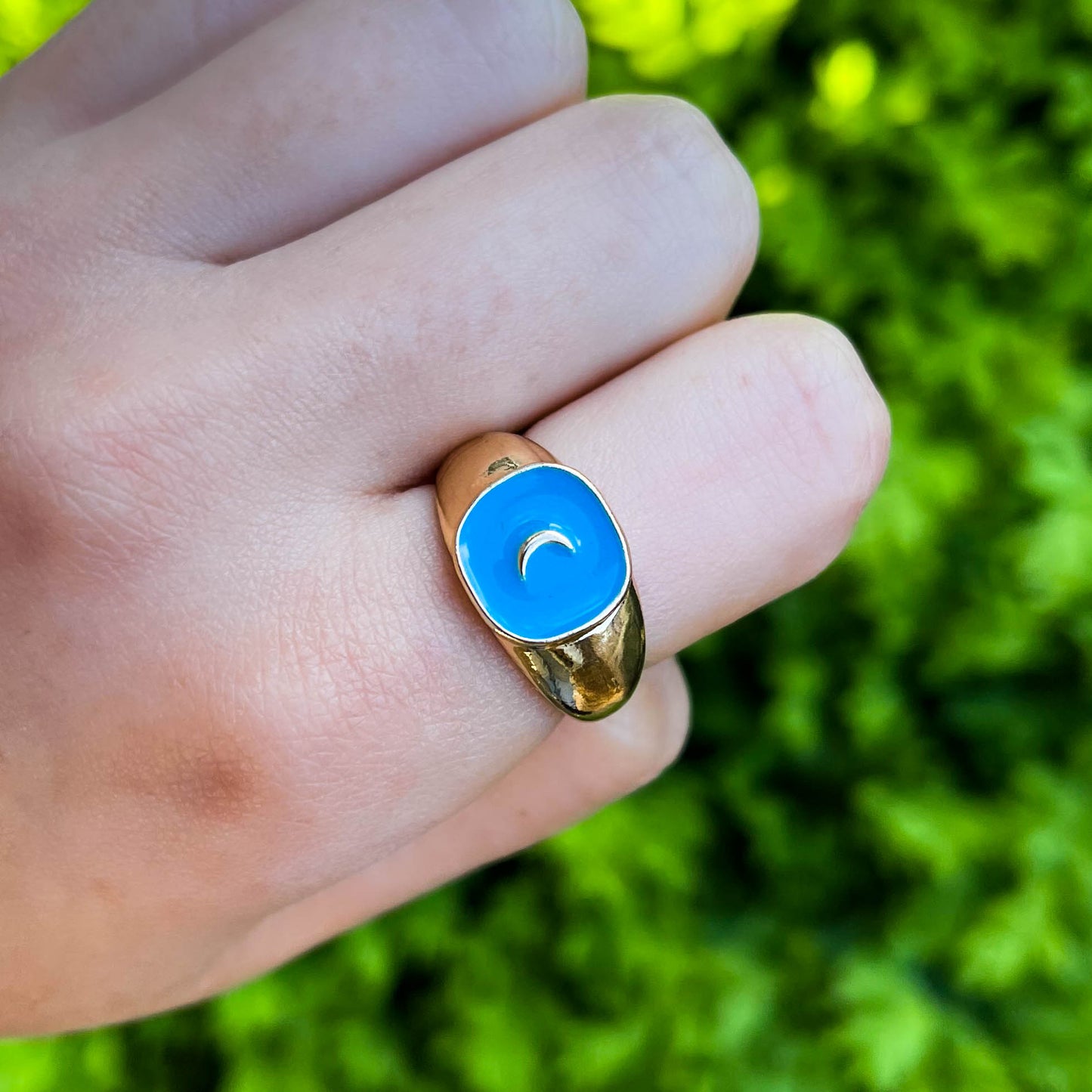 Blue Moonlight Ring