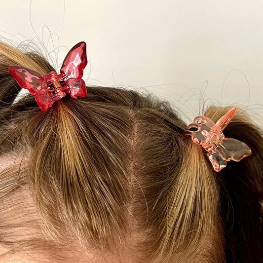 Mini Flutter Hair Clip Set